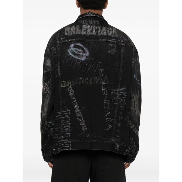 Balenciaga Black Jackets - Shirt Jackets Men - Picture 5 of 5